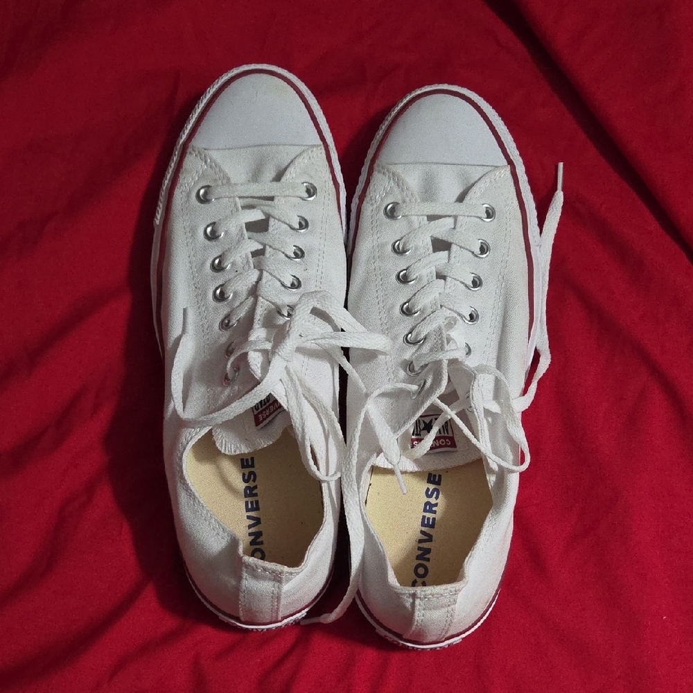 Converse Classic White Canvas Sneakers